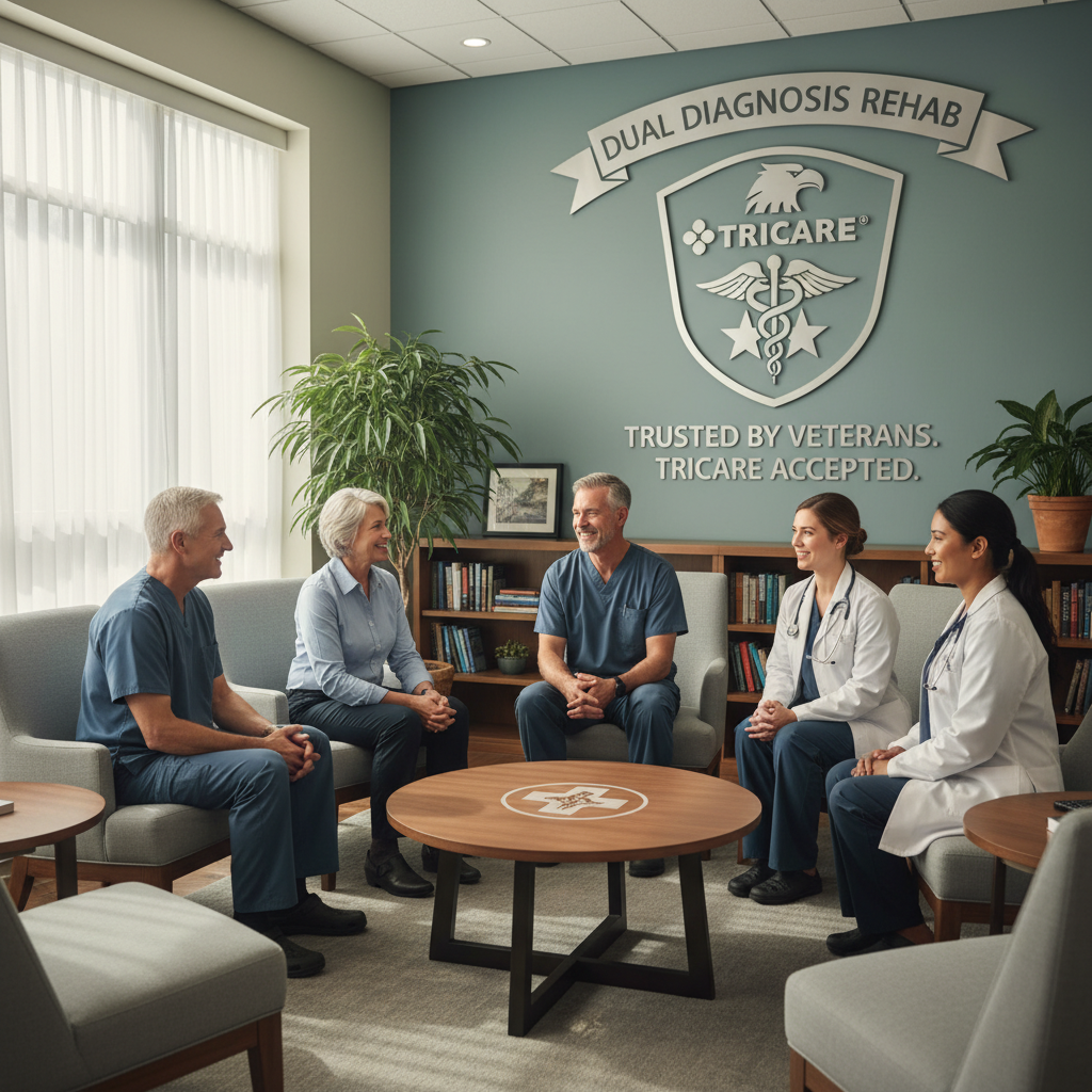 dual diagnosis rehab that accepts tricare