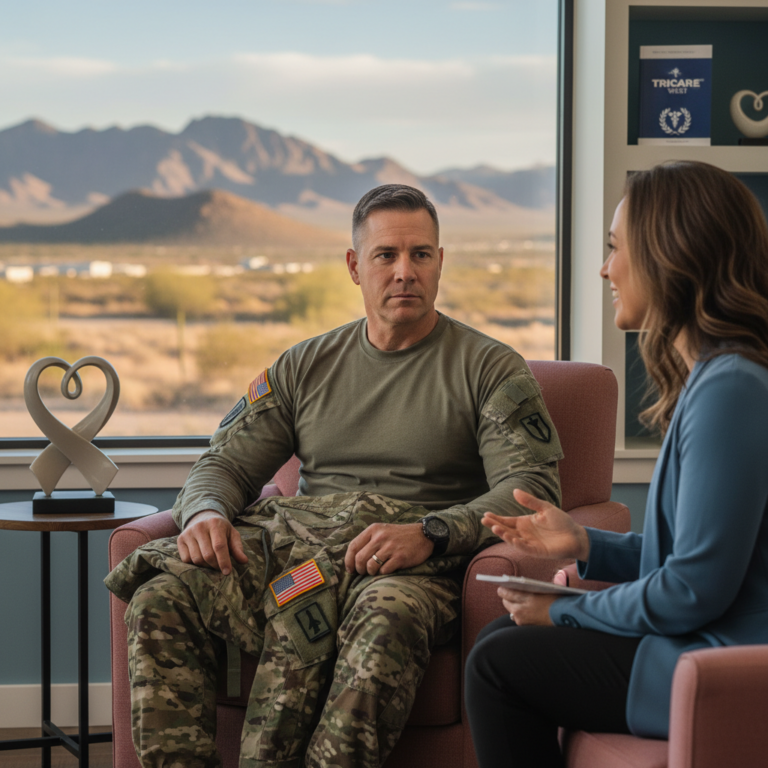 military trauma therapy tricare west