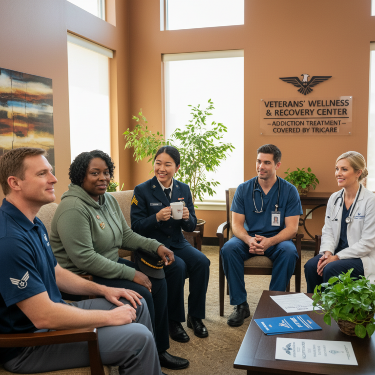 tricare covered addiction treatment center